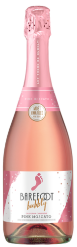 Barefoot Cellars Bubbly Pink Moscato NV 750ml