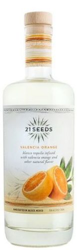 21 Seeds Tequila Blanco Valencia Orange 750ml