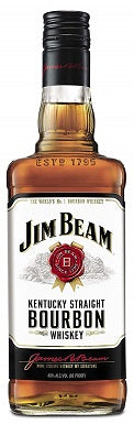 Jim Beam Straight Bourbon White Label 750ml