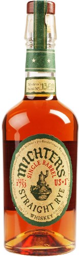 Michters Rye Whiskey Straight Single Barrel 750ml