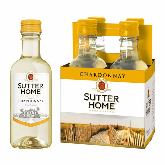 Sutter Home 4 Packs Chardonnay 187ml